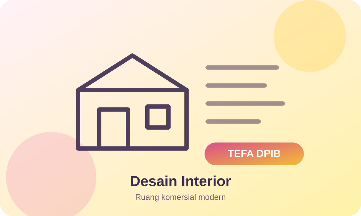Desain Interior Ruang Komersial
