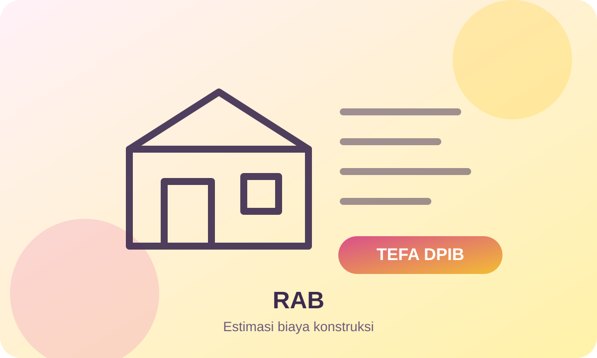 RAB & Estimasi